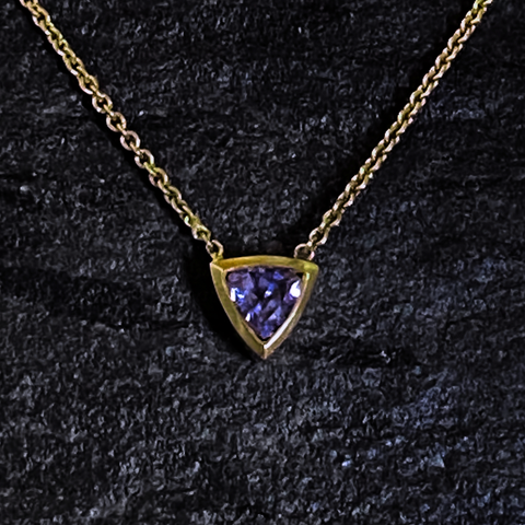 18K Trillion Sapphire Layering Necklace