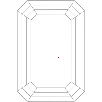 Diamant émeraude  ct GIA 2558472039