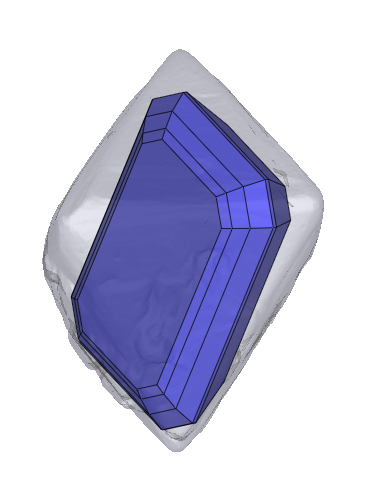 Diamant émeraude canadien 1.01 ct GIA 2547030778