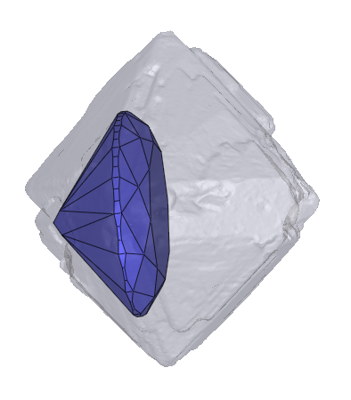 0.70 ct Oval Canadian Diamond GIA 1545224395