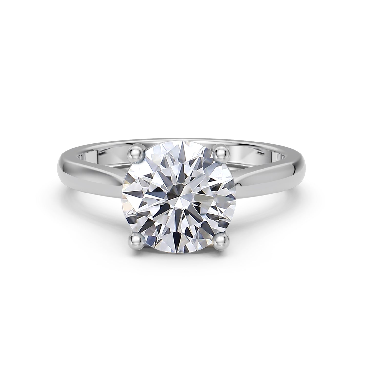 Stunning Platinum or White Gold Engagement Ring with Diamond or Gemstone with a rown of small damonds on the band. Made in Montreal. Contemporary and Classic Design. Perfect for a Millennial Brides /  Marriage Montréal Bague haut de gamme Bijoux Montréal.