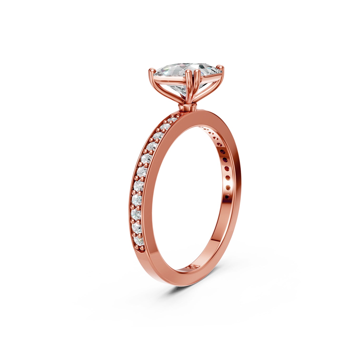 Étoile Solitaire Engagement Ring - Assher