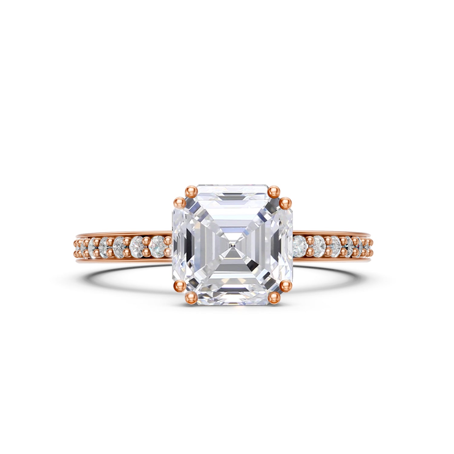 Étoile Solitaire Engagement Ring - Assher
