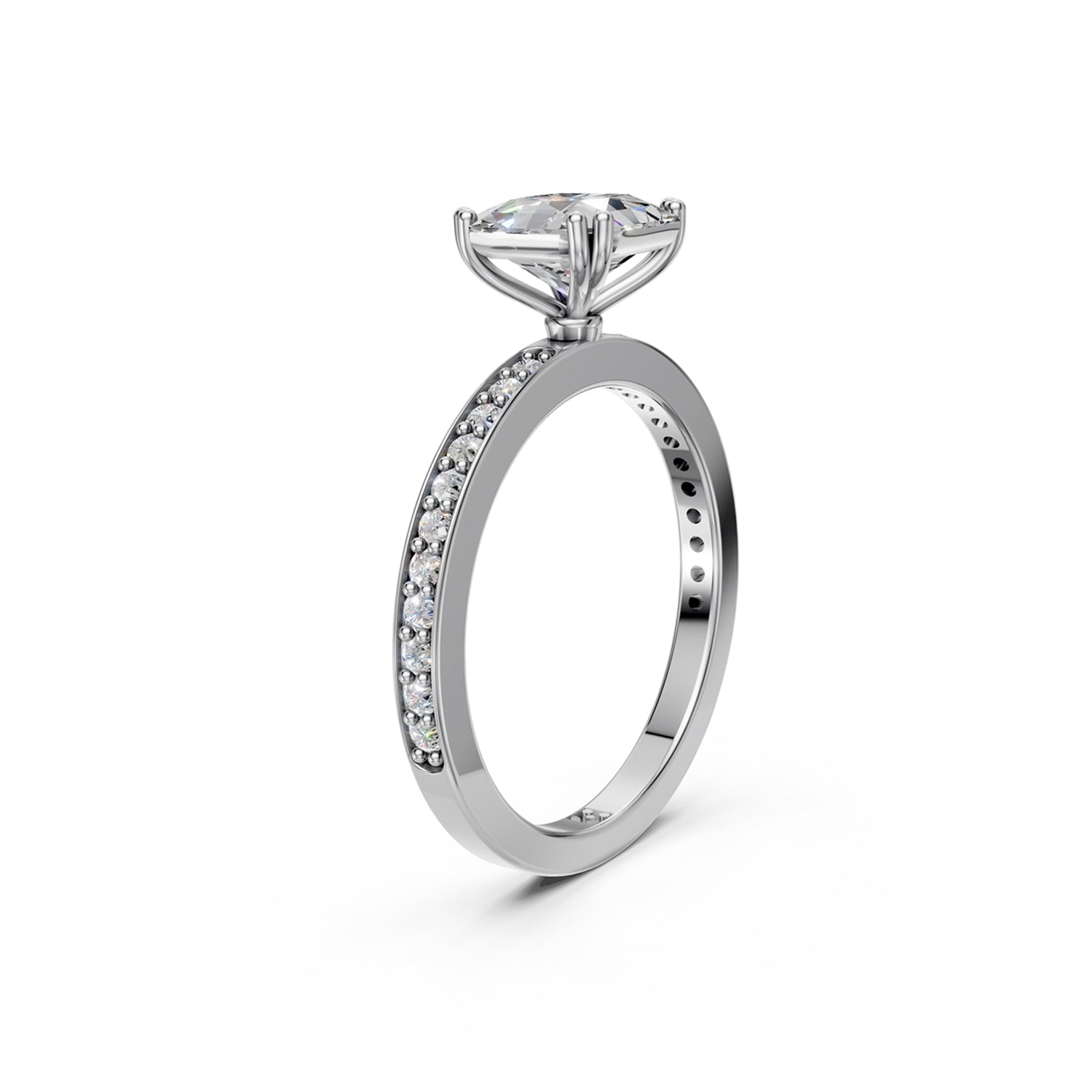Étoile Solitaire Engagement Ring - Assher