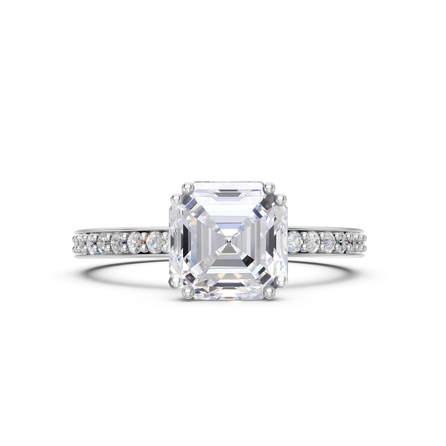 Étoile Solitaire Engagement Ring - Assher
