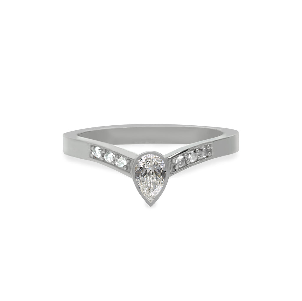 Platinum Engagement Ring with Canadian Diamonds